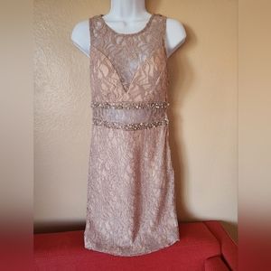 Pink Lace Sequence 💗 dress